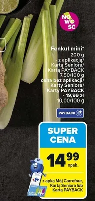 Fenkuł mini promocja w Carrefour Market