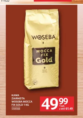 Kawa ziarnista Woseba Mocca Fix Gold promocja w Selgros