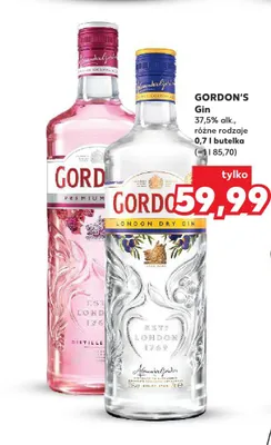 Gin Gordon's London Dry promocja w Kaufland