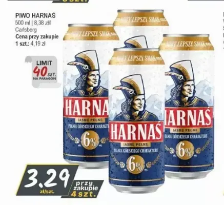 Piwo Harnaś promocja w Słoneczko