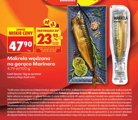 Makrela wędzona na gorąco promocja w Biedronka