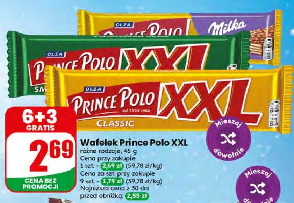Wafelek Prince Polo XXL Kokosowy promocja w Dino