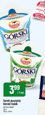 Serek puszysty Górski Sobik z ziołami promocja w POLOmarket