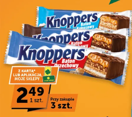 Baton Knoppers kokosowy promocja w Groszek