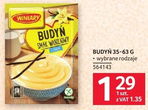 Budyń Winiary 35-63 g promocja w Selgros