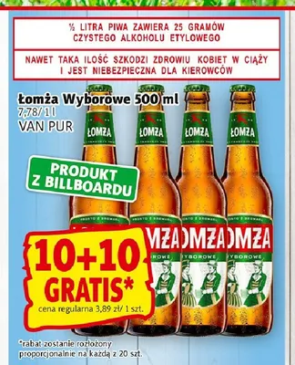 Piwo Łomża Wyborowe promocja w Prim Market