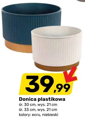 Donica plastikowa promocja w Bricomarche