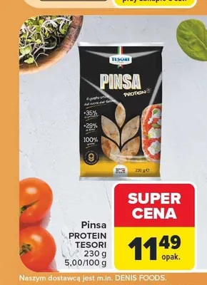 Pinsa Protein Tesori promocja w Carrefour Market