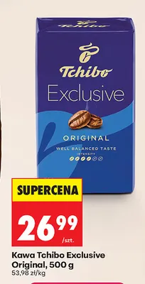 Kawa mielona Tchibo Exclusive Original promocja w Biedronka