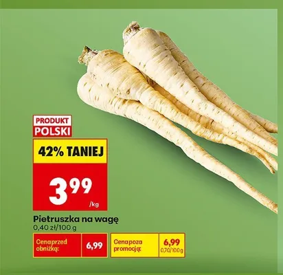 Pietruszka na wagę promocja w Biedronka