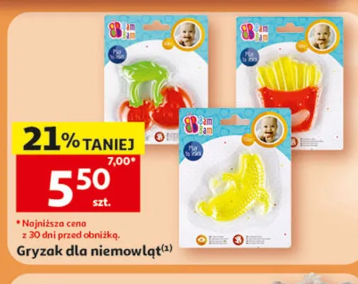 Gryzak dla niemowląt Bam Bam promocja w Auchan