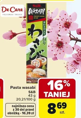 Pasta wasabi promocja w Carrefour Market