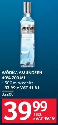Wódka Amundsen 40% 700ML promocja w Selgros