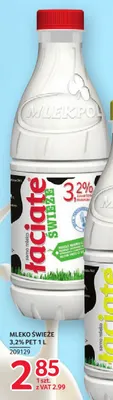 Mleko świeże Łaciate 3,2% promocja w Selgros