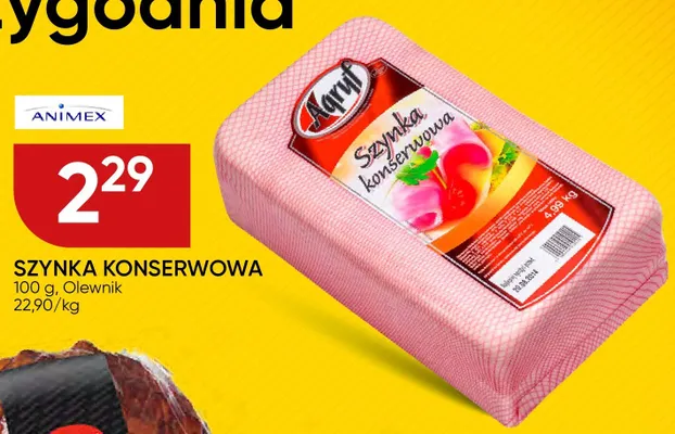 Szynka konserwowa Agryf promocja w Chata Polska