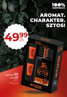 Likier Galicyjski Sztos 0,5 L + 2 kieliszki promocja w Duży Ben