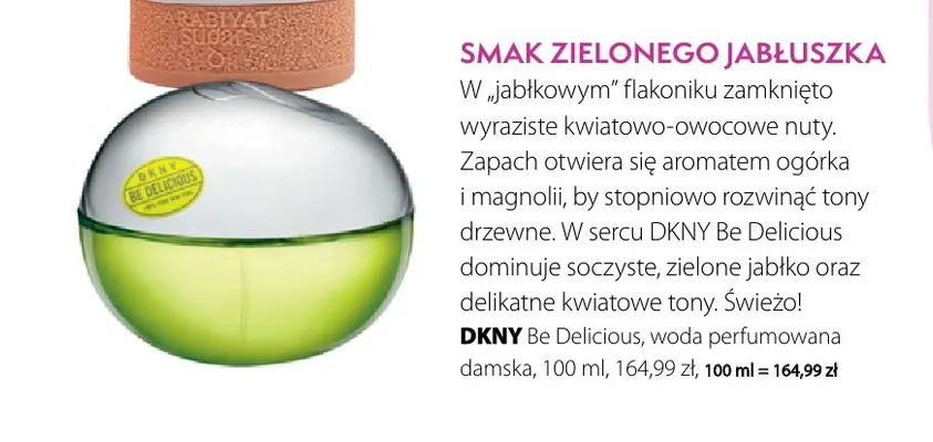 Woda perfumowana damska DKNY Be Delicious promocja w Hebe