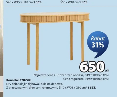 Konsola Lyngvig promocja w Jysk