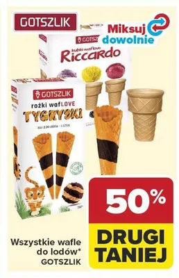 Wafle do lodów GOTSZLIK Riccardo promocja w Carrefour Market