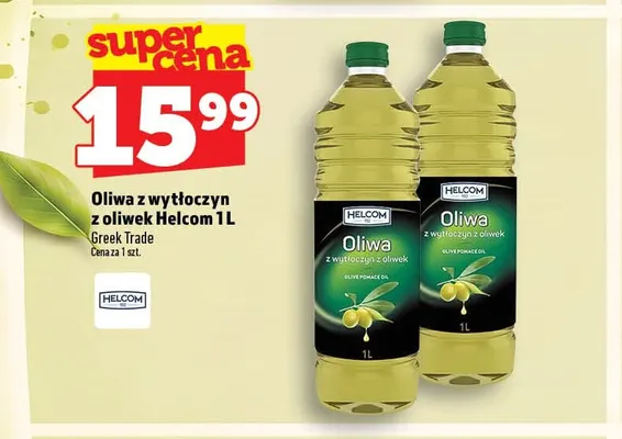 Oliwa z wytłoczyn z oliwek Helcom promocja w TOPAZ