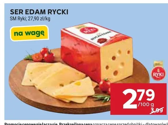 Ser Edam Rycki SM Ryki promocja w Stokrotka