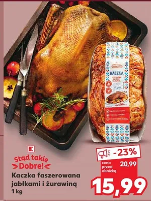 Kaczka faszerowana jabłkami i żurawiną promocja w Kaufland