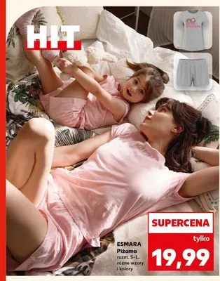 Piżama damska Esmara promocja w Kaufland