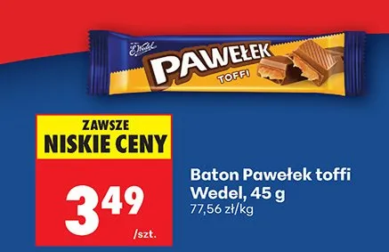 Baton toffi Pawełek promocja w Biedronka