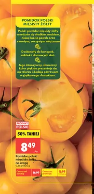 Pomidor polski mięsisty żółty na wagę promocja w Biedronka