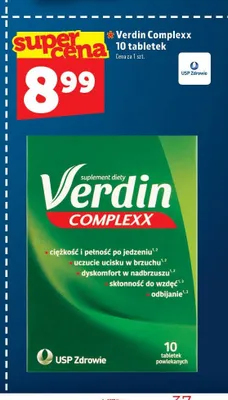 Suplement diety Verdin Complexx promocja w TOPAZ