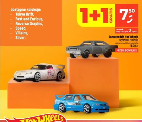 Samochodzik Hot Wheels Reverse Graphic promocja w Dealz