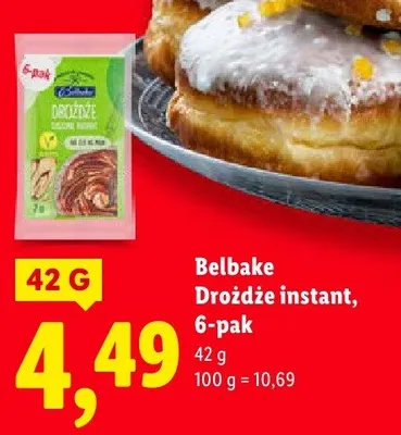 Drożdże instant, 6-pak promocja w Lidl