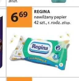 Papier toaletowy nawilżany Regina Chamomile promocja w Drogerie Laboo