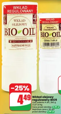 Wkład olejowy regulowany BIO9 Płomyk promocja w Dino