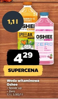 Woda witaminowa Speak Up promocja w Netto