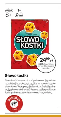 Gra słowna Słowokostki Piatnik promocja w Empik