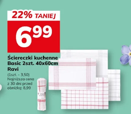 Ściereczki kuchenne Basic promocja w Hitpol