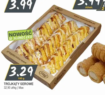 Trójkąty serowe Max promocja w Słoneczko