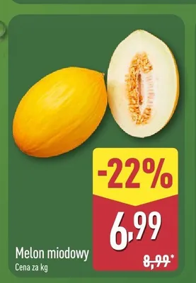 Melon miodowy promocja w Aldi