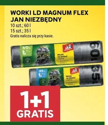 Worki LD Magnum Flex Jan Niezbędny 35 l promocja w Stokrotka