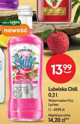 Likier Lubelska Chill Watermelon Fizz promocja w Żabka