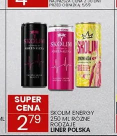 Napój energetyczny Skolim Energy Adrenalina promocja w Wafelek