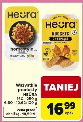 Wszystkie produkty heura nuggets, homestyle promocja w Carrefour