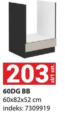 Szafka kuchenna 60DG BB promocja w Merkury Market