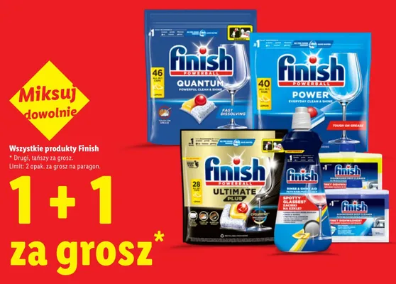 Płyn do czyszczenia zmywarki Finish Dishwasher Deep Cleaner promocja w Lidl
