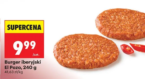 Burger iberyjski promocja w Biedronka