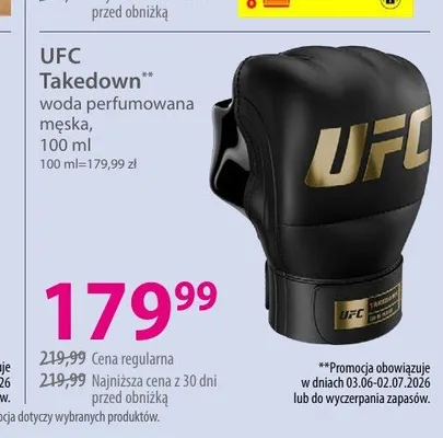 Woda perfumowana męska UFC Takedown promocja w Hebe