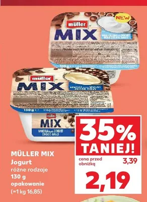 Jogurt Müller Mix promocja w Kaufland