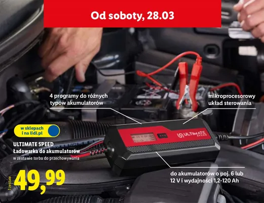 Ładowarka do akumulatorów promocja w Lidl