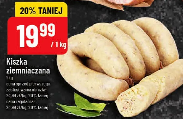 Kiszka ziemniaczana promocja w POLOmarket